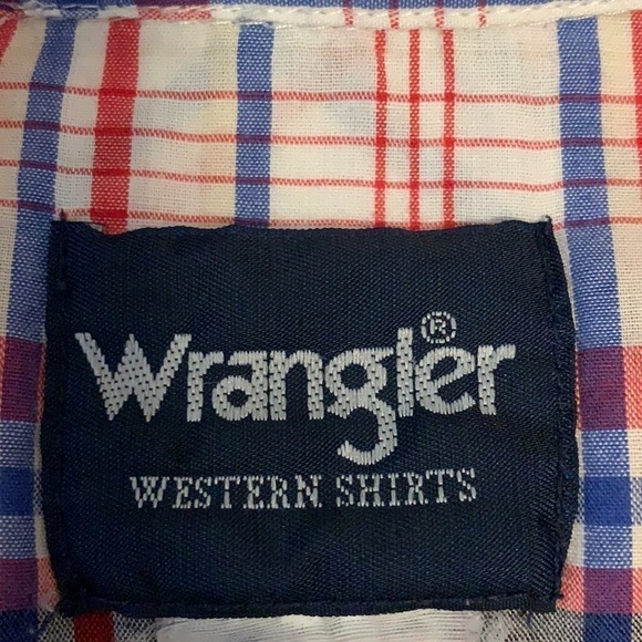 Vintage Wrangler Pearl Snap Button Down Shirt - Picture 7 of 7